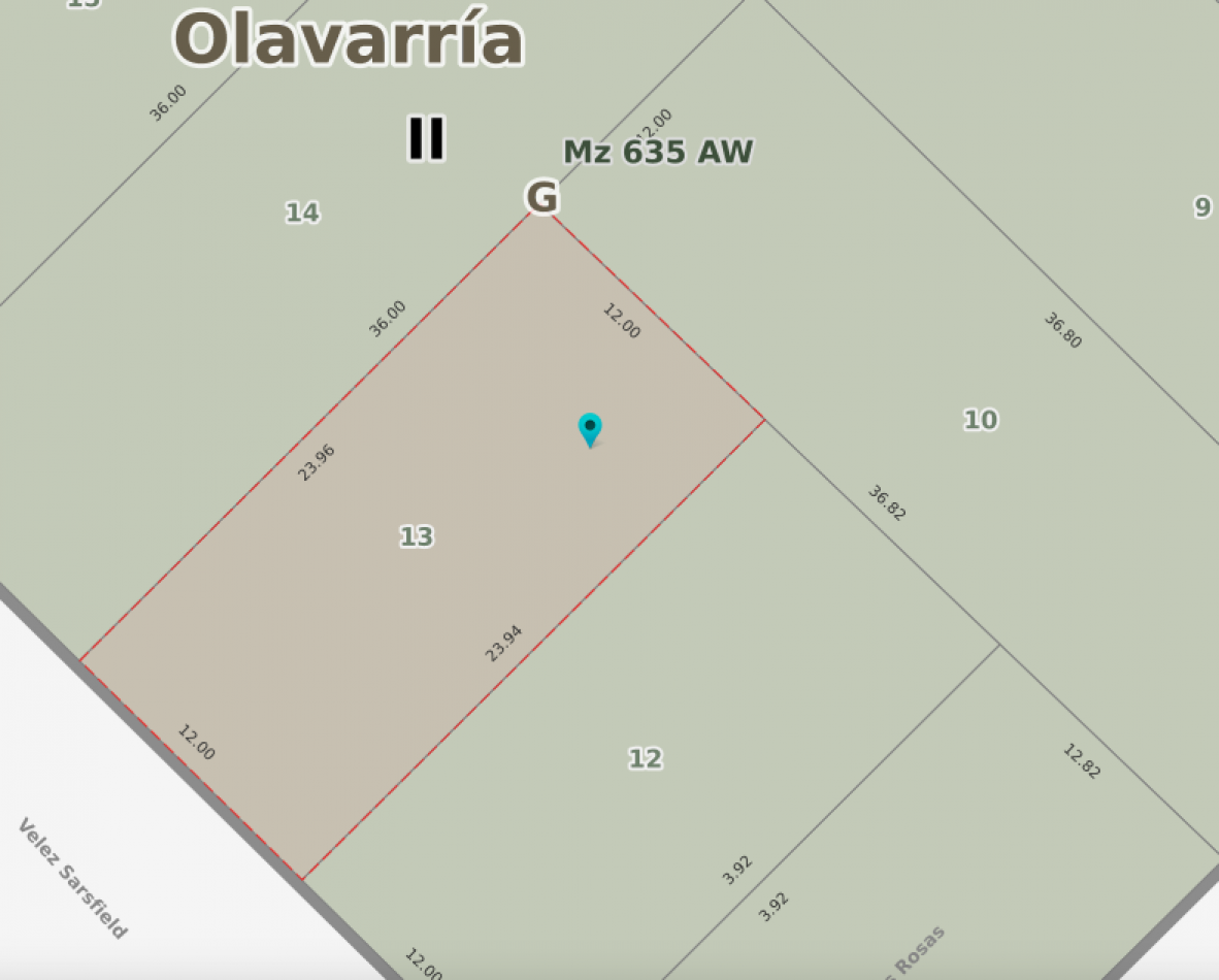 Venta lote Villa Aurora
