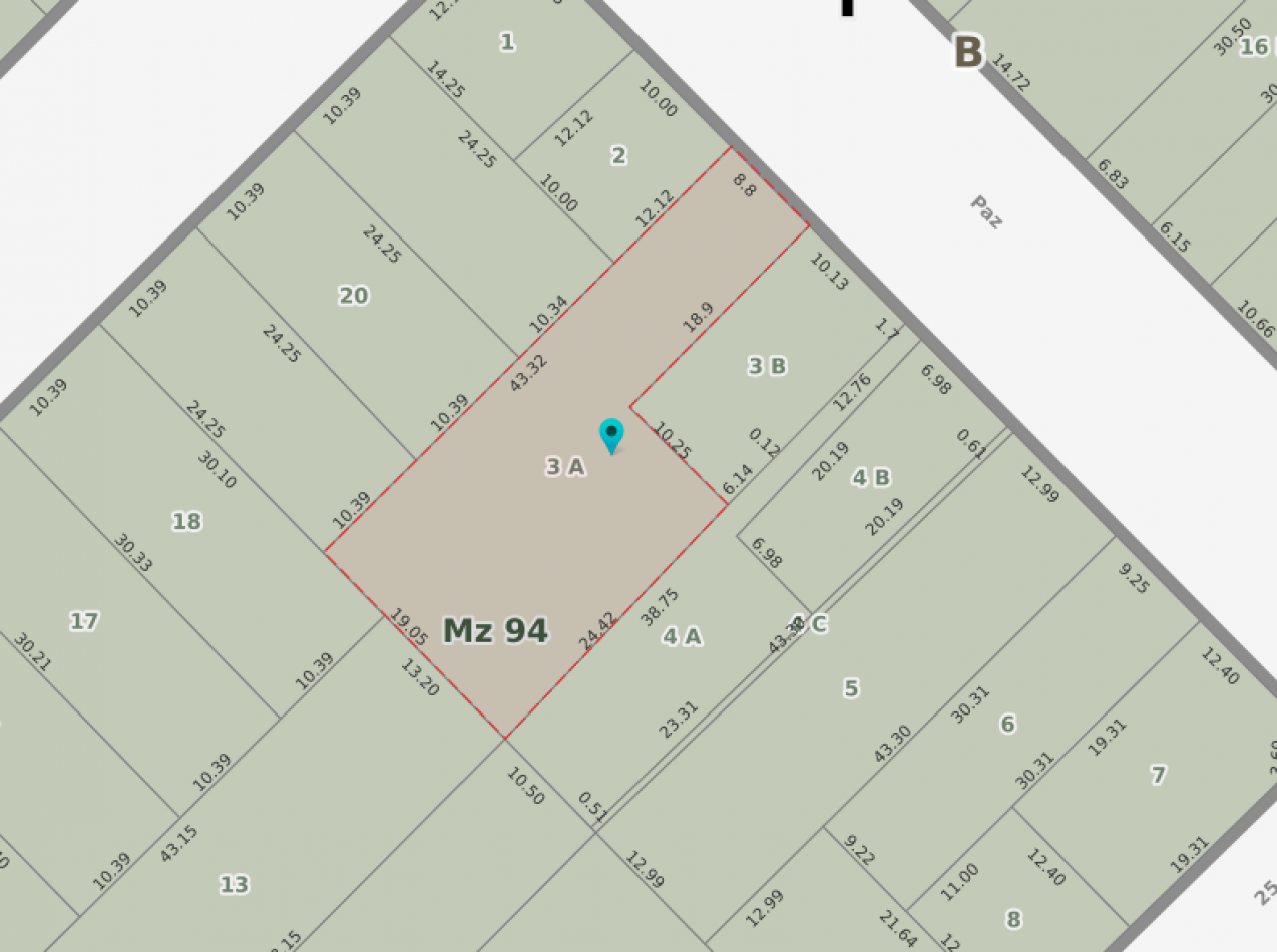 Lote centrico + cocheras